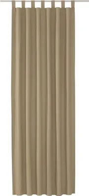 Obrázek produktu pro TOM TAILOR Neprůhledná smyčková záclona DOVE Beige 140 x 255 cm