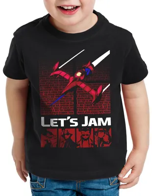 Produktbild von A.N.T. Let's Jam Space Cowboy Kinder T-Shirt bebop anime manga