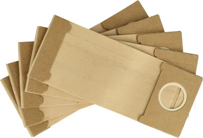 Produktbild von vhbw 5x Turbofilter Ersatz für Metabo 4007430440211, 6.31288.000, 631288000 für Schwingschleifer, Exzenterschleifer - Papier-Staubbeutel Set braun