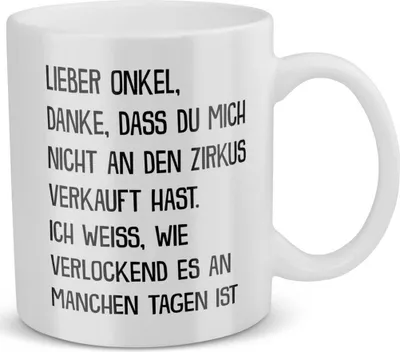 Produktbild von 22Feels Bester Onkel Geschenk Geburtstag Tasse Weihnachten Kaffeetasse Männer Kaffeetasse Herrentag Haferl Geschenkidee