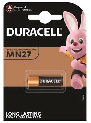 Obrázok produktu pre Duracell MN27, Batéria na jedno použitie, Alkalický, 12 V, 1 kusov, Čierna, Oranžová, 9 g