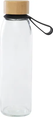Produktbild von Floso - Wasserflasche "Porto", Bambus, 500ml PF4756 (Einheitsgröße) (Schwarz)