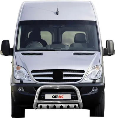 Obrázek produktu pro Ochranná lišta předního nárazníku pro Mercedes Sprinter 906 2006-2018 ABE ocelová stříbrná