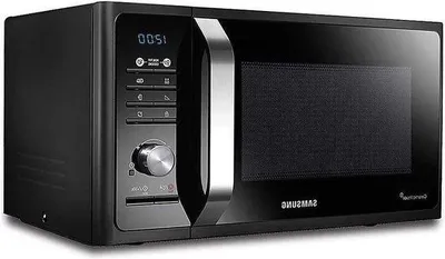 Image de Micro-ondes 23 l avec grill et intérieur en vitrocéramique, 800 W, noir