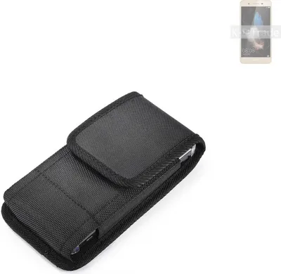 Produktbild von Holster Gürteltasche kompatibel mit BQ  Holster Gürtel Tasche wasserabweisend Handy Hülle Schutz Hülle Outdoor schwarz K-S-Trade