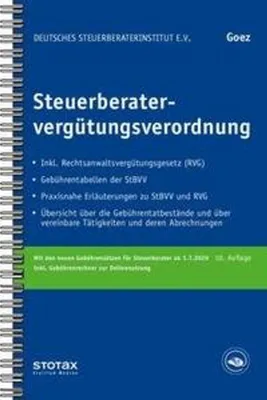 Immagine prodotto di Steuerberatervergütungsverordnung