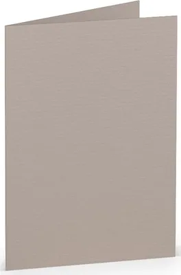 Produktbild von Paperado Briefkarte A7 hoch, taupe gerippt, 220 g/m², beidseitig bedruckbar