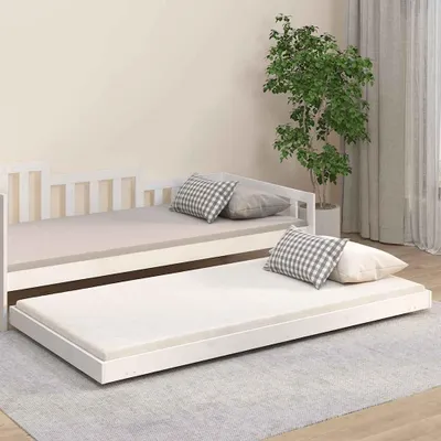 Obrázek produktu pro vidaXL Postel z masivu bez matrace bílá 100x200 cm borovice