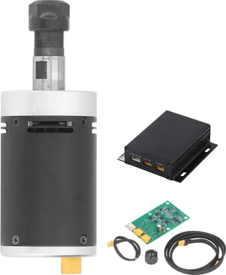 Produktbild von 10000 U/min bürstenloser DC-Motor 24V mit Treiberplatine und Kabel – Motor-Kit für 3018 Pro CNC Fräsmaschine