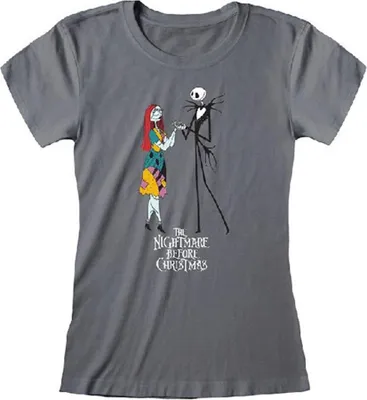 Produktbild von The Nightmare Before Christmas - T-Shirt für Damen HE2018 (M) (Holzkohle)