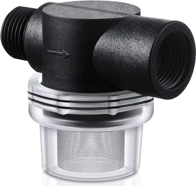 Produktbild von Pumpen-Kreppfilter in Wasser, Wasserhahn-Kreppfilter zum Austauschen für 1/2-Liter-Wohnmobile mit WFCO- oder Shurflo-Pumpen