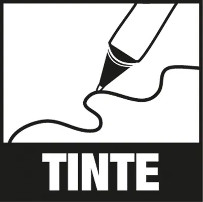 Produktbild von Tintenroller Frixion Zone 0.7 schwarz.