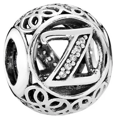 Produktbild von Pandora Charm Buchstabe Z mit Zirkonia Sterling-Silber 791870CZ