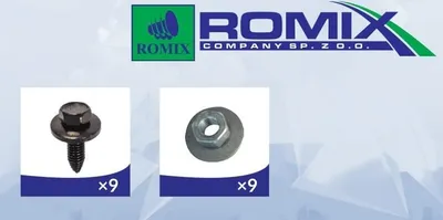Produktbild von ROMIX Befestigungselement Motorabdeckung 90242 motorseitig unten für FIAT DUCATO Pritsche/Fahrgestell (230)