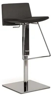 Produktbild von r Barhocker Designer Loungehocker Sitzmöbel Chromgestell