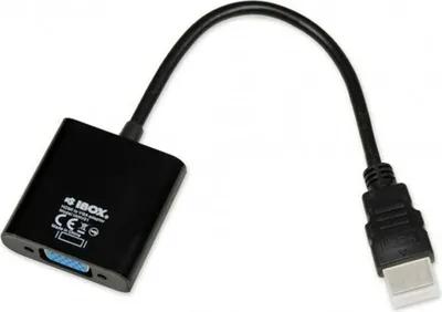 Produktbild von iBox IAHV01 Videokabel-Adapter HDMI Typ A (Standard) VGA (D-Sub) Schwarz