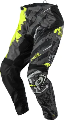Produktbild von O'NEAL Herren Motocross Hose Element Ride , Schwarz Neongelb, 30