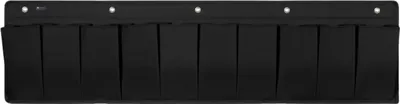Produktbild von Bett-Organizer mit 9 Fächern – Hängender Bett-Aufbewahrungsbeutel – Aufbewahrungstasche für Bettkante – Schuh-Organizer für Bett – Bett-Aufbewahrungsorganizer – Ohne Bohren – Schwarz