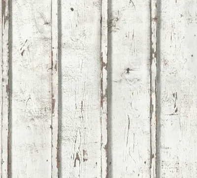 Produktbild von Profhome 953701-GU Landhaus Vliestapete Holzoptik matt weiß creme grau 5,33 m2