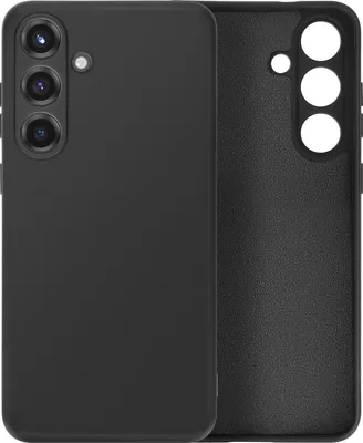 Produktbild von Avizar, Halbsteife Silikon Handyhülle für Samsung Galaxy S25, Schwarz
