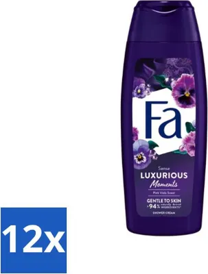 Produktbild von Fa –  Momente – Duschcreme – Rosa Veilchen – 250 ml - Vorteilspack - 12 Stücke