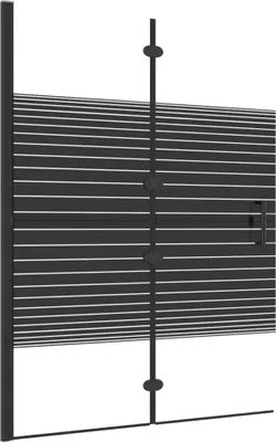 Obrázok produktu pre Skladací sprchový kút ESG 100x140 cm čierny