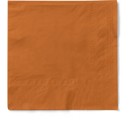 Produktbild von Sovie HORECA Cocktail-Servietten Terrakotta aus Tissue 25 x 25 cm, 3-lagig, 100 Stück