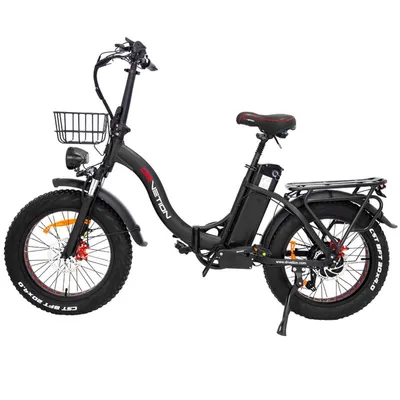 Imagen del producto de Bicicleta eléctrica DrveTion CT20 -  Batería 48V 20AH Ruedas 20" Frenos de Disco - Negro