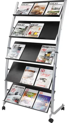 Produktbild von Prospektständer DD5GM 5x3Fächer silber/grau