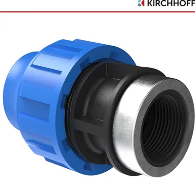 Obrázek produktu pro KIRCHHOFF přechodka s vnějším závitem, plast 25 mm x 3/4", pro HDPE trubky, zahradní zavlažování, testováno DVGW, vyrobeno v EU, různé velikosti