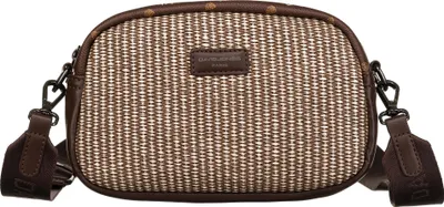 Produktbild von David Jones | Kleine Posttasche, aus ökologischem Leder, für Frauen, Braun, 22x14x8 cm