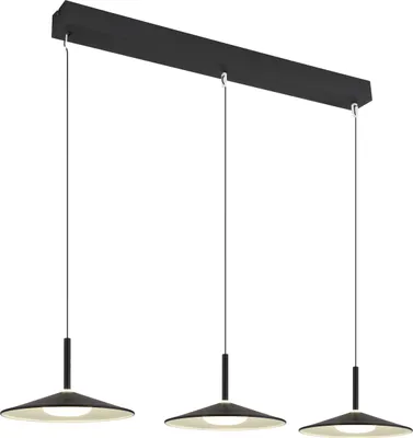 Produktbild von Globo Lighting Hängeleuchte Metall schwarz matt, LED