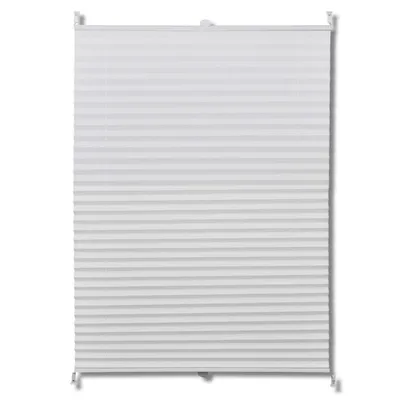 Produktbild von vidaXL Plissee Faltrollo Rollo Plisseerollo 110x100cm Weiß