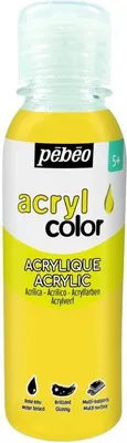 Immagine prodotto di Vernice acrilica per diverse superfici - Giallo - 150 ml