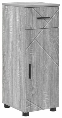 Immagine prodotto di vidaXL Mobiletto da bagno Sonoma grigio, 30 x 35 x 80 cm