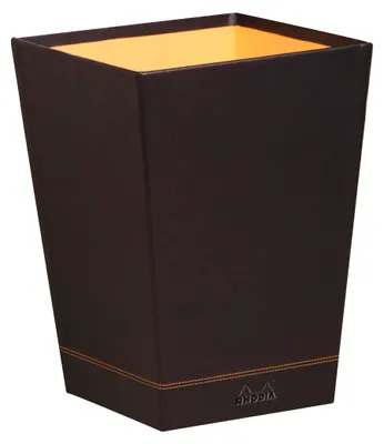 Obrázek produktu pro RHODIA Papierkorb, aus Kunstleder, schwarz