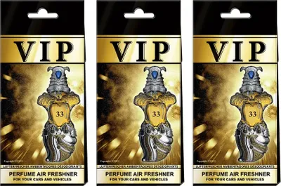 Produktbild von 3x Auto Duft VIP 33, Lufterfrischer Auto,Duftbaum auto,Auto zubehör,Duftspender
