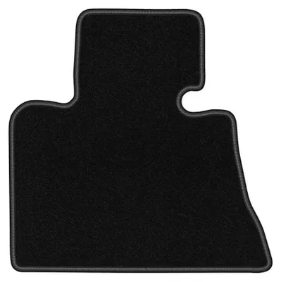 Image de Tapis conducteur en moquette pour BMW X5 E53 1999-2006 (2WD) – 1 pièce, noir, sur mesure – Wielganizator BASIC