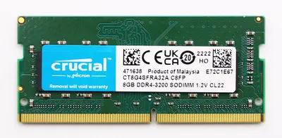 Obrázok produktu pre Crucial CT8G4SFRA32A, 8 GB, 1 x 8 GB, DDR4, 3200 MHz