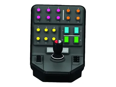Immagine prodotto di Logitech Heavy Equipment Side Panel - Controller für Flugsimulator - kabelgebunden - für PC