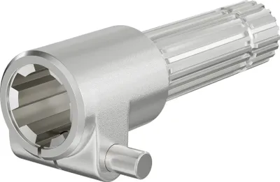 Zdjęcie produktu dla Wał WOM, tuleja WOM 160 mm z mocowaniem wielowypustowym 1 3/8" Z6 dla wału wyjściowego 1 3/8" Z21 ciągnika