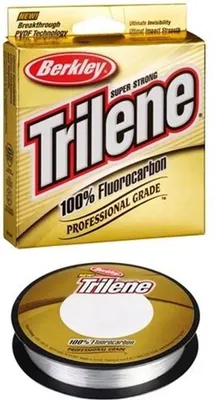 Produktbild von Berkley Trilene 100% Fluorocarbon Leader - 50m Vorfach Angelschnur, Durchmesser/Tragkraft:0.35mm / 10kg