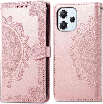 Obrázok produktu pre imoshion Mandala Bookcase pre Xiaomi Redmi 12 - Rosé Goud