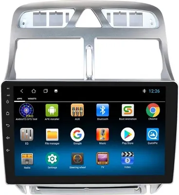 Produktbild von 9" Android 10 Autoradio Bluetooth SD GPS Navi Wifi MP3 für Peugeot 307 2002-2013
