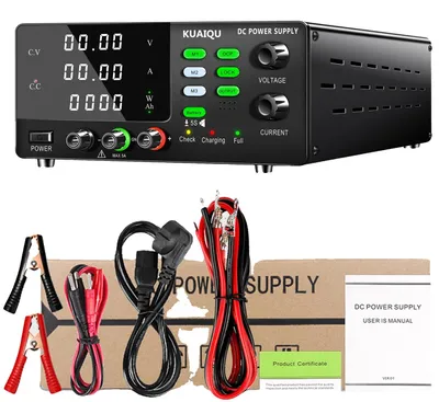 Obrázek produktu pro Napájecí zdroj DC, nastavitelné napětí, podpora rychlého nabíjení, model R-SPSxxC, zástrčka EU (220V), výstupní napětí 60V, proud 10A, výkon 600W