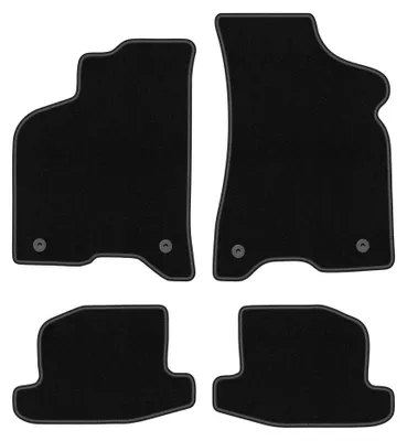 Immagine prodotto di Tappetini in moquette per Seat Arosa 1997-2005 (hatchback) – set 4 pezzi, neri, su misura – Wielganizator BASIC