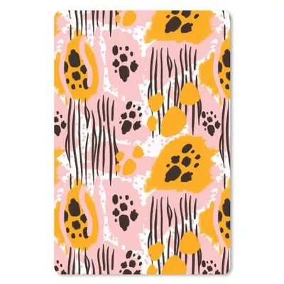 Produktbild von MuchoWow® Mauspad Mousepad Rosa - Orange - Muster 40x60 cm - Mousepads - Maus Mat - Pad - Mausunterlage - Schreibtisch Accesoire