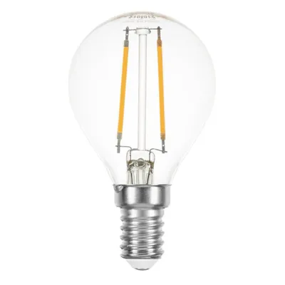 Produktbild von Merkur LED Filament Tropfen 2W = 22W E14 klar 220lm warmweiß 2700K