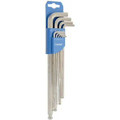 Immagine prodotto di Set di chiavi esagonali Unior lunghe in plastica, 1,5-10 mm, 220/3SLPH