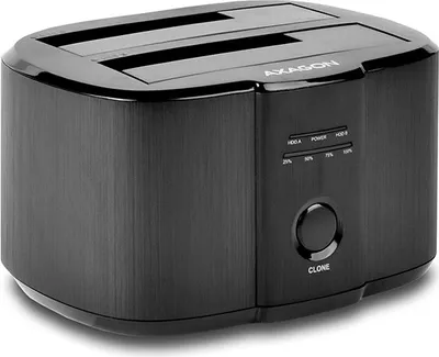 Zdjęcie produktu dla Axagon ADSA-ST, HDD, SSD, SATA, SATA II, SATA III, 2.5,3.5", USB 3.2 Gen 1 (3.1 Gen 1) Type-B, Czarny, Aluminium